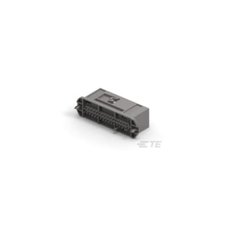 Te Connectivity Board Connector, 32 Contact(S), 2 Row(S), Male, Straight, 0.1 Inch Pitch, Solder Terminal, Locking 2-966658-3